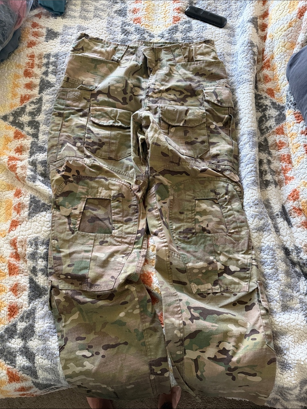Men's Cargo Pants in Green Camo - Rugged Tactical Style